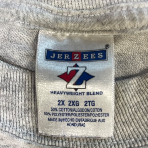 JerZees Mens Graphic T Tee TShirt Size 2X Heather Gray Ford Rat Rod Car Show - Picture 3 of 8